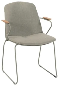 Tuinstoel stapelbaar RVS Groen 4 Seasons Outdoor Veneto