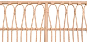 The Outsider Stoel-Bank Loungeset - Lenco - Bamboo Look - Lichtgrijs - Wicker - The Outsider