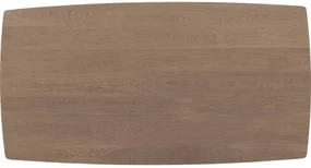 Goossens Excellent Eettafel Floyd, Semi rechthoekig 180 x 100 cm