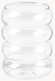Mondgeblazen waterglazen Bubbly, 4 stuks