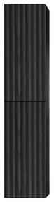 SaniGoods Girona kolomkast zwart eiken 35x35x160cm