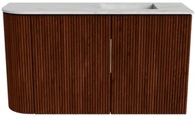 Mondiaz Joya DLux 70cm toiletmeubel ronding links ruby met wastafel faye rechts 1 kraangat opalo