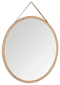 Must Living San Jose XL Grote Ronde Spiegel Van Rotan - 100x3cm