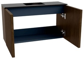 Mondiaz Joya 70cm toiletmeubel walnut met wastafel faye midden 1 kraangat urban