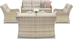Toledo Coffee 7 Garden Point luxe technorattan meubelen beige