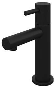 Hotbath Dude Fonteinkraan opbouw - L-uitloop 8.5cm - mat zwart E001BL