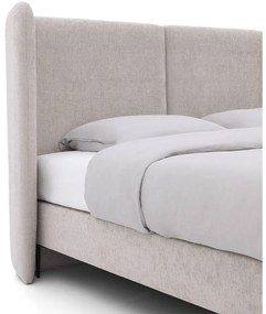 Goossens Boxspring Ease Classic Incl. Matras, Vlak 140 x 200 cm (=2x 70 x 200 cm) met hoofdbord + 2x matras shapes 1