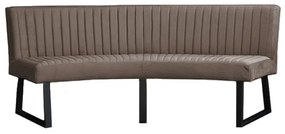 Eetkamerbank - Oval - geschikt voor ovale tafel 240 cm - stof Element grijs 05