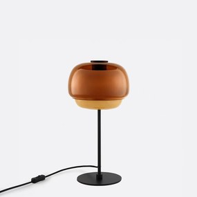 Tafellamp van gekleurd glas, KINOKO