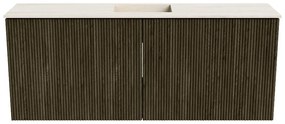 Mondiaz Joya DLux 100cm toiletmeubel shadow met wastafel faye midden 1 kraangat meli