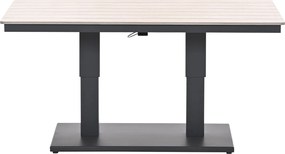 Garden Impressions Brugge verstelbare loungetafel 150x87 cm - donker grijs
