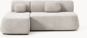 Hoekbank Pao (2-zits) van teddy-bouclé