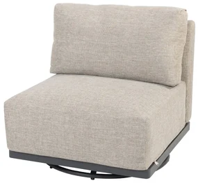 4 Seasons Outdoor Furore draai/loungestoel * SALE * Loungestoel antraciet weerbestendig
