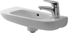 Duravit D-Code fontein 50x22 cm kraangat links Wit