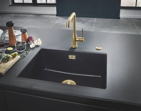 Grohe Essence Keukenmengkraan cool sunrise geborsteld