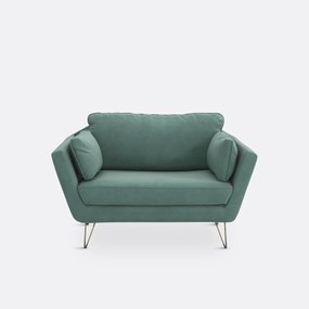 Fauteuil XL in fluweel Topim