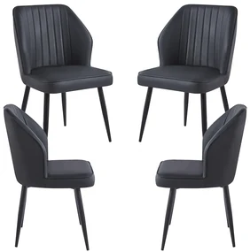 Pakket van 4 Wenye-stoelen