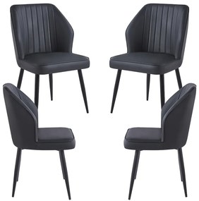 Pakket van 4 Wenye-stoelen