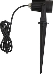 Moderne prikspot 12V zwart incl. LED IP67 - Voltaire Pico