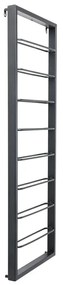 Kare Design Bistro Zwart Wijnrek Hangend - 42x6x120cm.