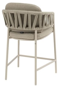 Taste by 4 Seasons Calma bar tuinset latte met Soho tafel BarsetTuinset   taupe weerbestendig