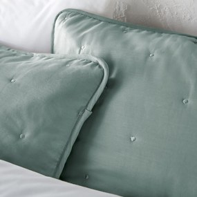 Gematelasseerde en geborduurde beddensprei, Aéri
