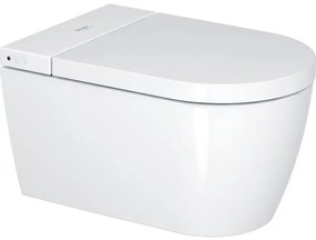 Duravit SensoWash Starck f douchewc compact met rimless wandcloset diepspoel 37.8x57.5cm met closetzitting wit 650002012004300