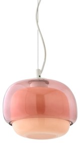 Hanglamp in gekleurd glas,Ø21,5 cm, Kinoko