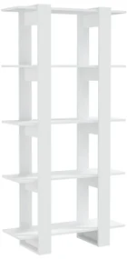 vidaXL Boekenkast/kamerscherm 80x30x160 cm bewerkt hout wit