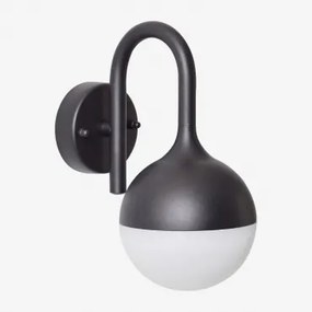Uveron Aluminium Led Buitenwandlamp Zwart - Sklum