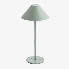 Draadloze Led-buiten Tafellamp Nebida Celadon - Sklum