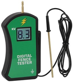 Kerbl Schrikdraad hek tester 9900 V zwart en groen 441229