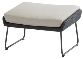 4 Seasons Outdoor | Avila footstool antraciet SALE  Voetenbank    antraciet weerbestendig