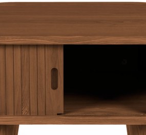 Zuiver Barbier Walnut Retro Nachtkastje Walnoot - 45x45x59cm.