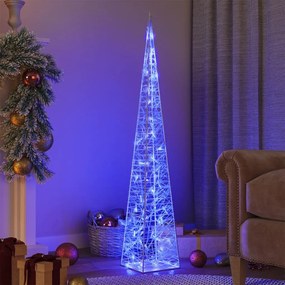 vidaXL Lichtkegel decoratief LED 120 cm acryl blauw
