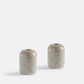 Set van 2 kandelaars van reactief email Alta