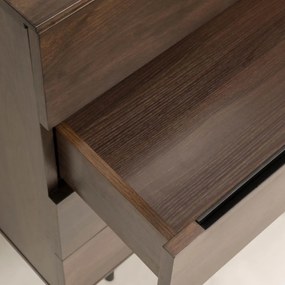 Kave Home Cutt Walnoothouten Ladekast - 120x40x91cm.
