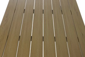 Dining Tuintafel rechthoekig 160 x 91,5 cm Aluminium Grijs Santika Mind