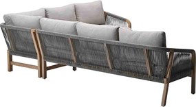 Garden Impressions Alora lounge dining set 2-delig rechts - grey sand