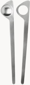 Saladebestek Arne Jacobsen van edelstaal, 2-delig