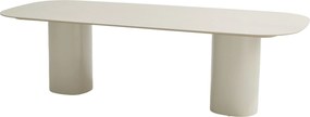 Bosco low dining tuintafel 240x105xH69 cm keramiek oyster linen Taste 4SO
