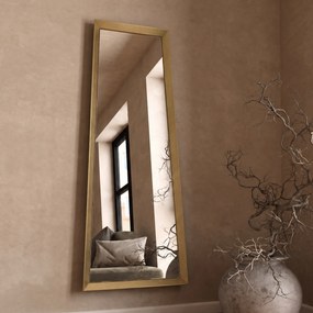Kare Design Arezzo Design Spiegel Messing - 45x160cm