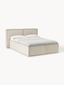 Corduroy boxspring bed Lennon