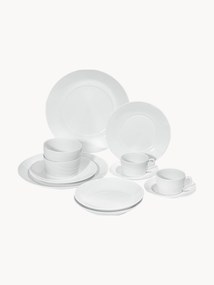 Handgemaakt porseleinen serviesset Cosmopolitan, 2 personen, 14-delig