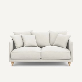 3-zits compacte zetel van linnen fluweel, LAZARE