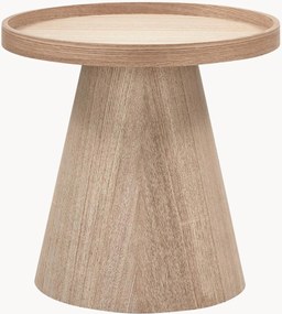 Ronde bijzettafel Maud met houtlook