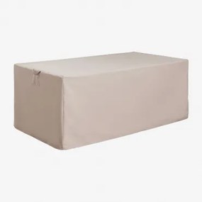 Rechthoekige Beschermhoes Voor Tuintafel Otley Tapioca Beige & 170 X 100 Cm - Sklum