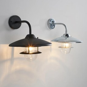 Wandlamp voor buiten/badkamer in ijzermetaal, Noria