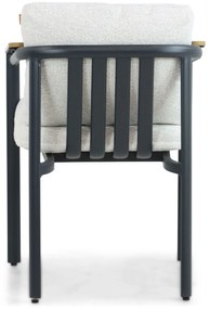 Tuinset 4 personen 200 cm Aluminium Grijs Santika Furniture Santika