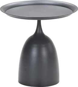 Garden Impressions Selene loungestoelen taupe - Mati bijzettafel Ø50x48 cm